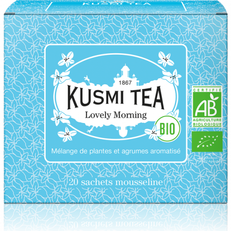 Чай зеленый Великолепное утро органический пакет Kusmi Tea, 