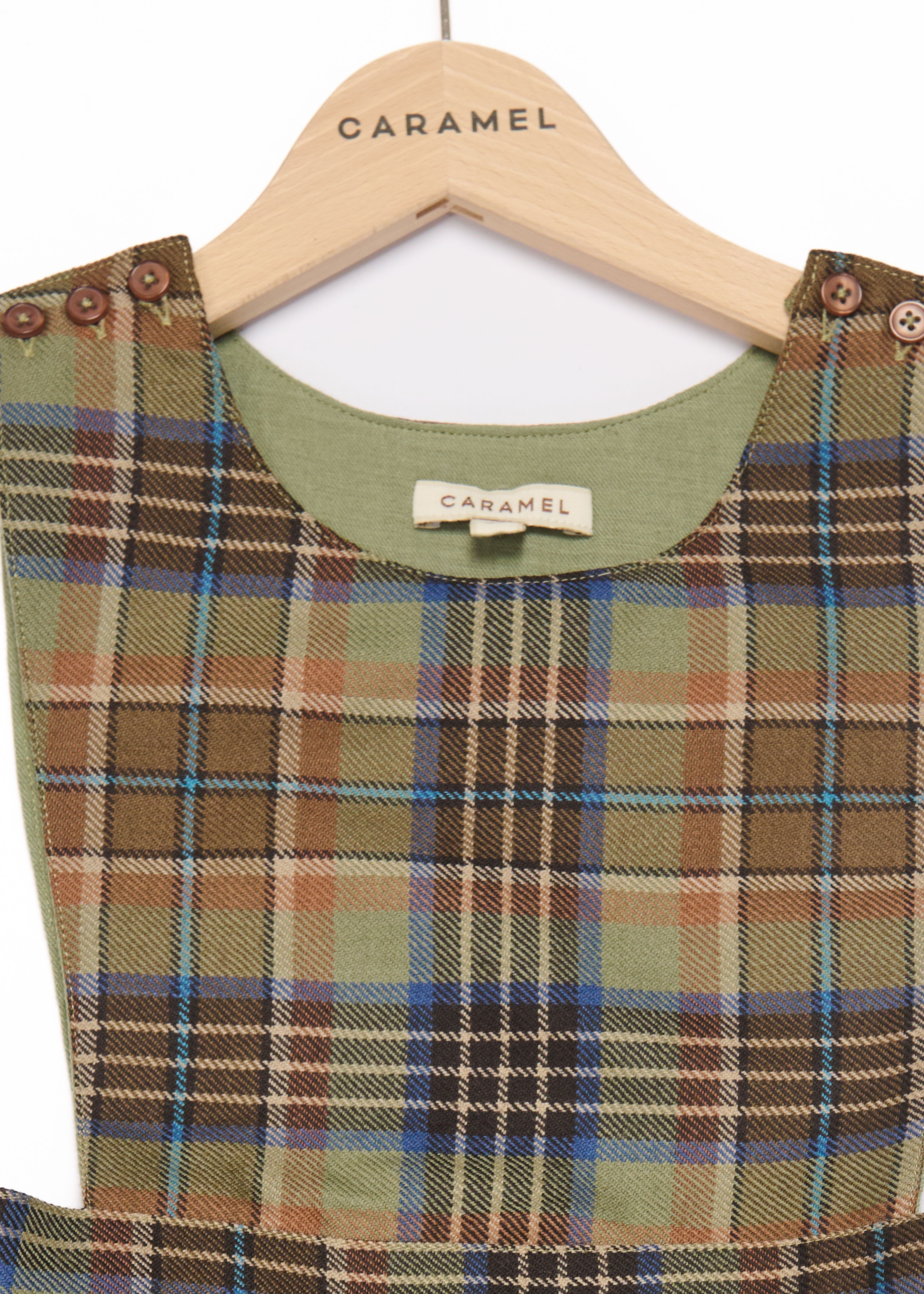Платье в лесную клеточку Caramel/2