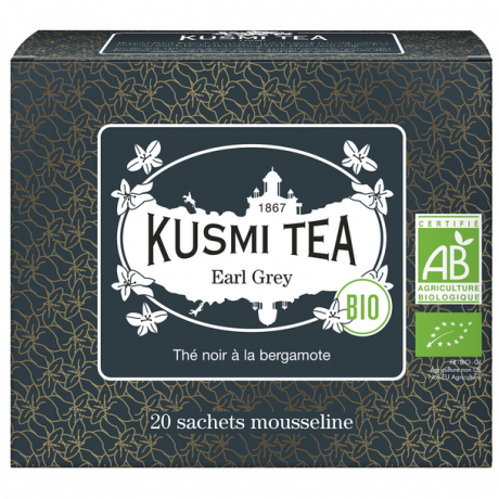 Чай черный Эрл Грей органический пакет. Kusmi Tea, 