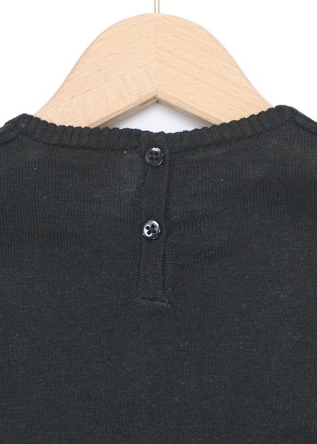 Джемпер для немовлят чорний Caramel,/2