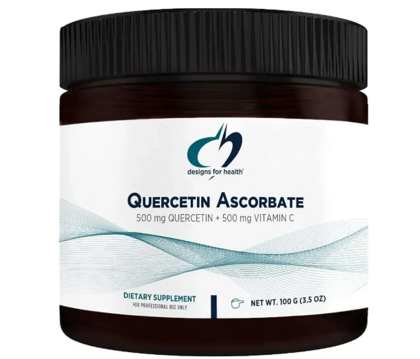 Quercetin Ascorbate - Кверцетин + витамин С поддержка при аллергии порошок Designs for Health