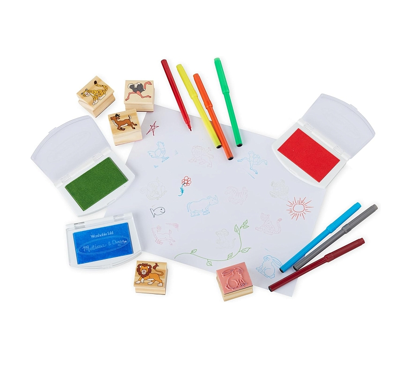 МЕГА-набор "Деревянные штампы" Melissa&Doug/1