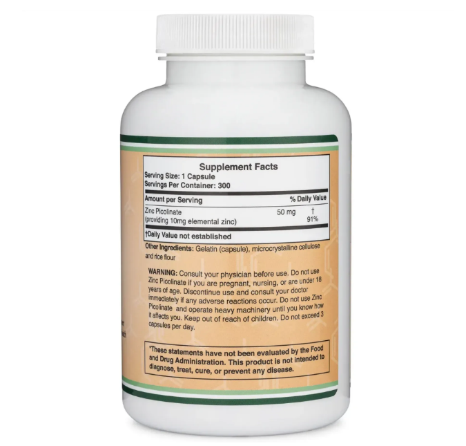 Combo Quercetin + Zinc / Кверцетин з бромелайном + Цинк піколінат Double Wood/4