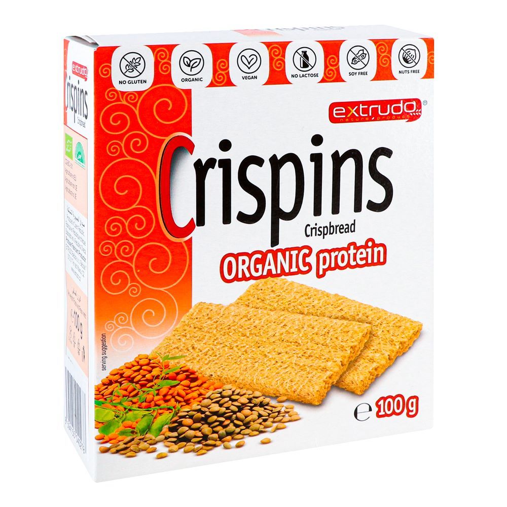 Хлебцы органические с протеином Crispins