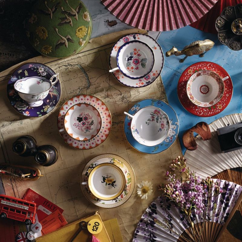 Чашка с блюдцем "Primrose"  Wonderlust, Wedgwood/1