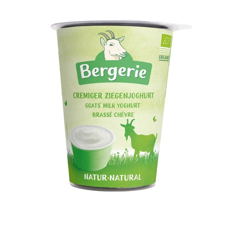 Йогурт Натуральный из козьего молока 4,9% жира Bergerie, 