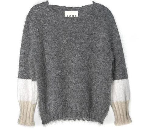 SWEATER CUMIN WOOL dark grey, Douuod