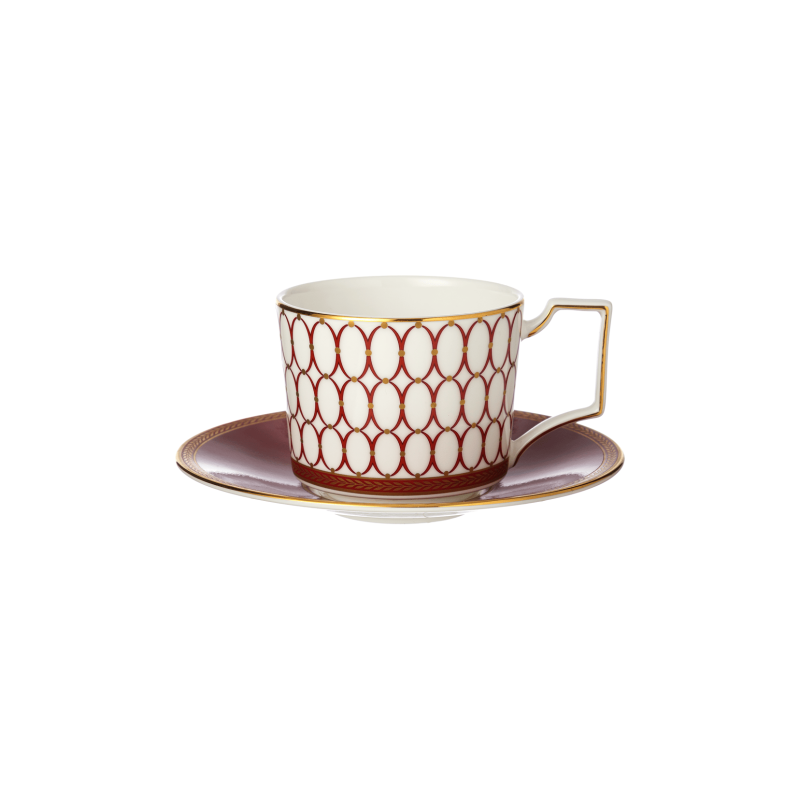 Чашка с блюдцем красная 250мл Renaissance Red, Wedgwood