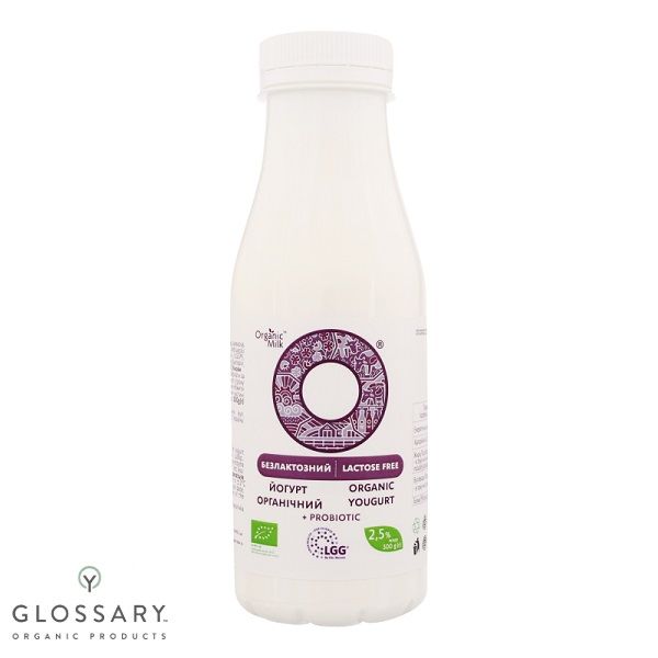 Йогурт безлактозний органічний 2,5% Organic Milk, 
