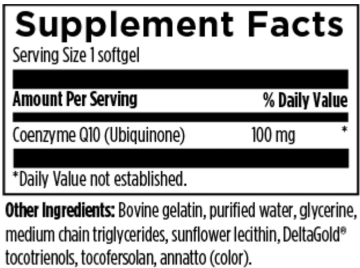 Q-Evail 100 - CoQ10 Убіхінон біодоступний 100 мг Designs for Health/1