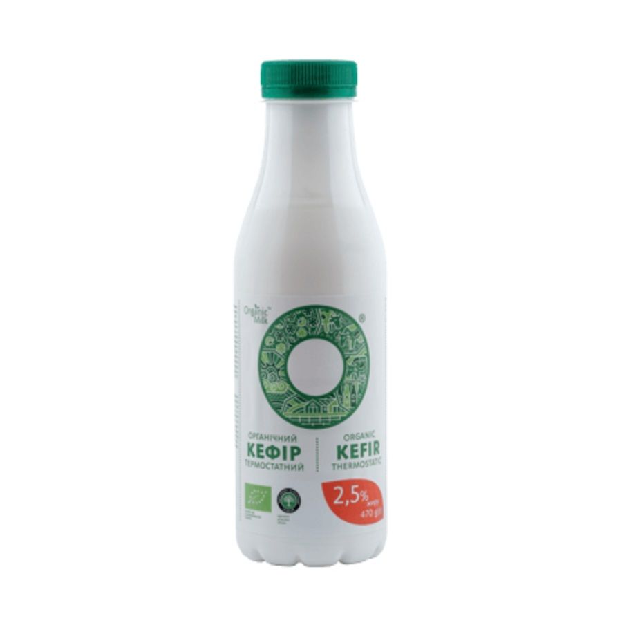 Кефир органический термостатный жирность 2,5% Organic Milk,  