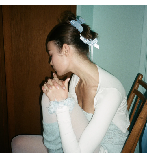 Sweetheart Clip in Blue Ribbon- Крабик для волос "Blue Ribbon" Emi Jay, /1