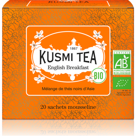 Чай черный "Английский завтрак" органический пакет Kusmi Tea, 