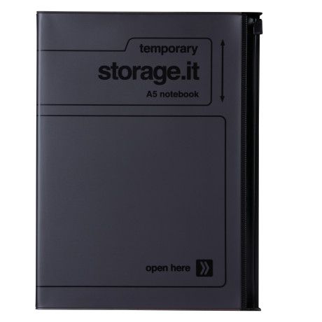 Блокнот A5 черный Storage.It Mark's, 