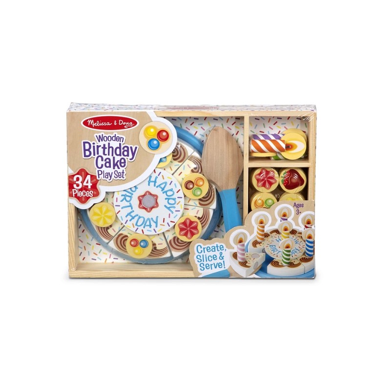 Деревянный набор "День рождения-торт" от 3 лет Melissa&Doug/2