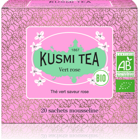 Чай зелений Троянда органічний пакет. Kusmi Tea, 