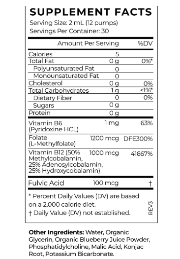 Liposomal Vitamin B12 + B6 - Вітамін Б12 + Б6 ліпосомальний Cymbiotika, /1