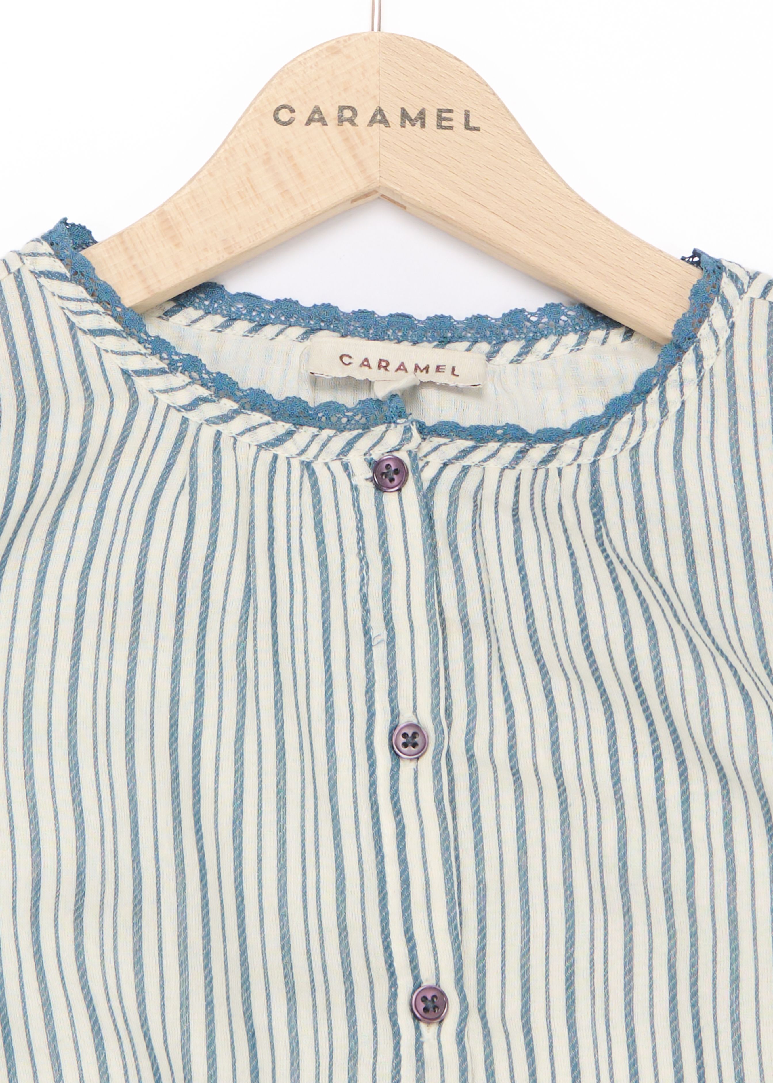 Блуза синяя полосатая Caramel/1
