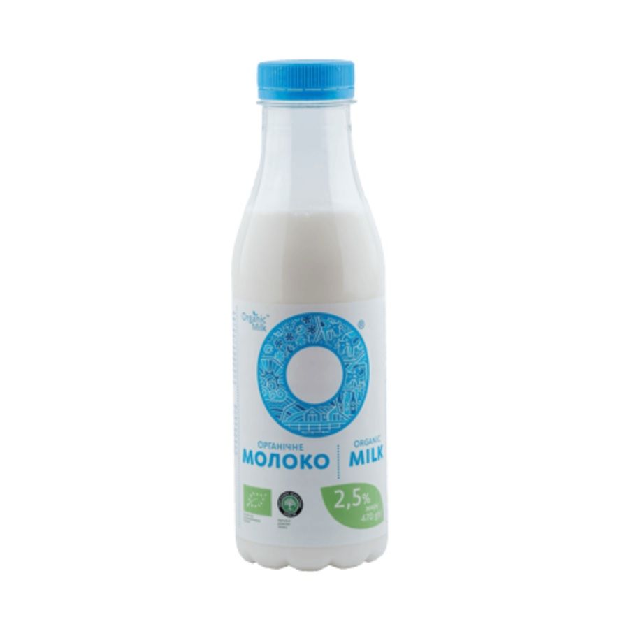 Молоко органическое пастеризованное жирность 2,5% Organic Milk,  