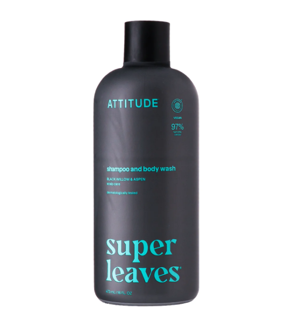 Шампунь-гель для тела 2 в 1 "Scalp Care" для мужчин Attitude 