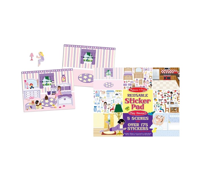 Набор многоразовых наклейок "Мой дом" Melissa&Doug/1