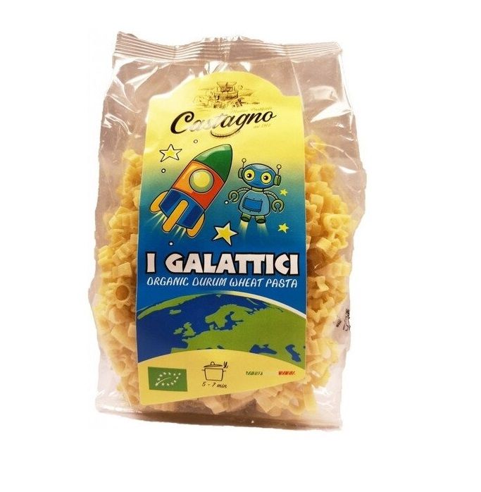 Макарони GALATTICI з пшениці Дурум  органічні Castagno, 
