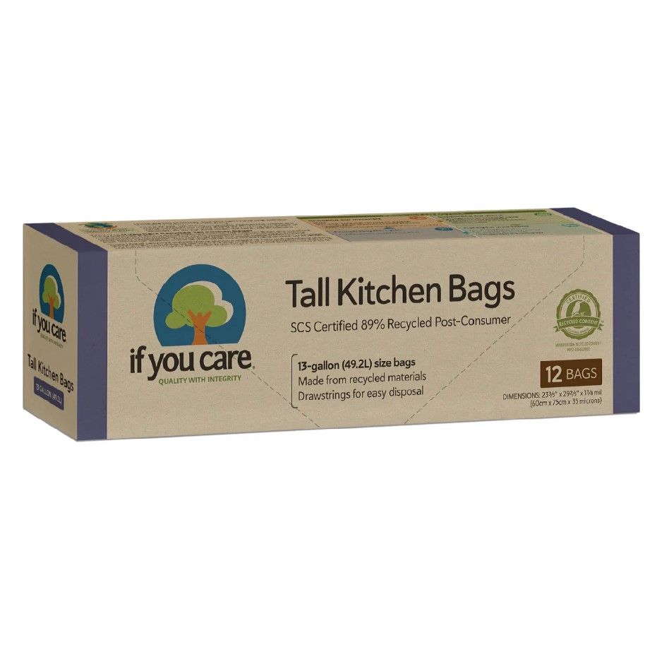 Набір пакетів для сміття на 50 літрів (12шт в пак), If You Care