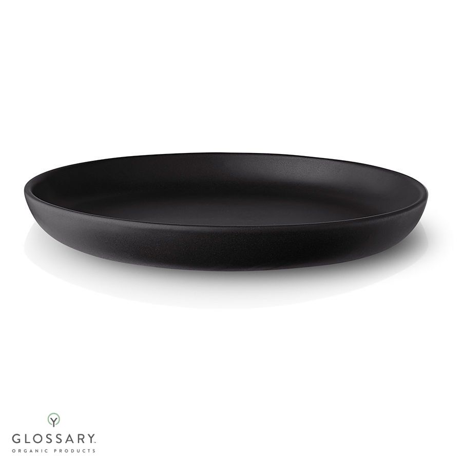 Тарелка черная керамическая 17 см Nordic Kitchen