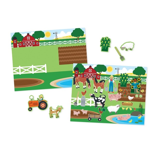 Набір багаторазових наліпок "Місця існування тварин" Melissa&Doug/3