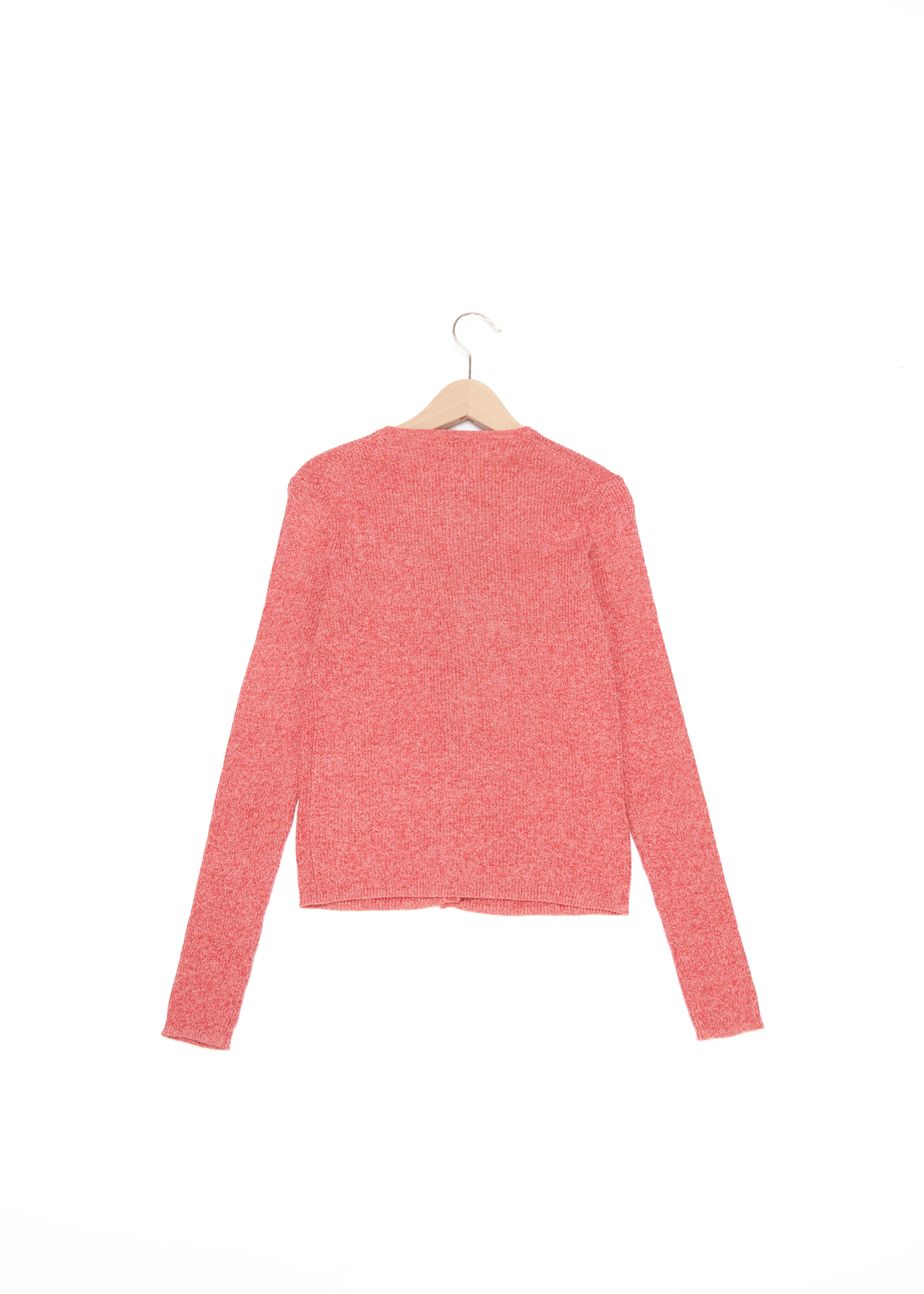 Трикотажный кардиган клубничный Caramel,/1