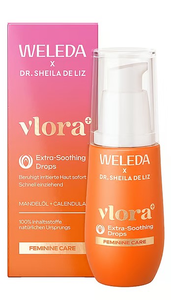 Краплі для інтимної гігієни Vlora+ ніжні заспокійливі Weleda/7