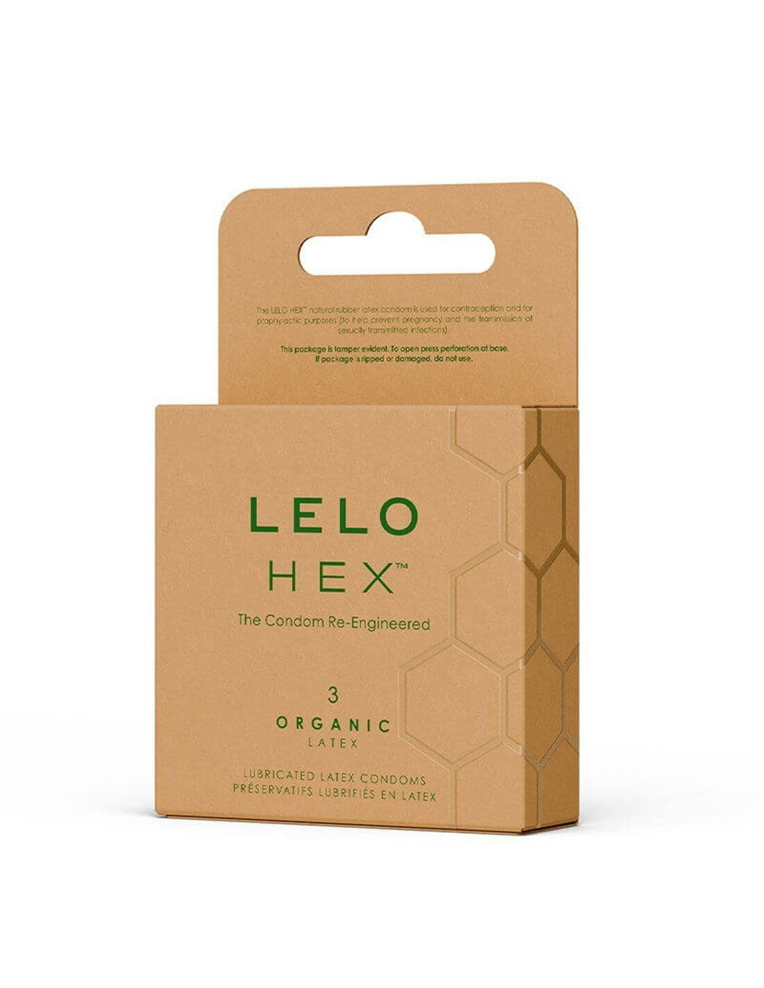 Презервативи Condoms Organic 3 Pack, тонкі та суперміцні LELO HEX/6