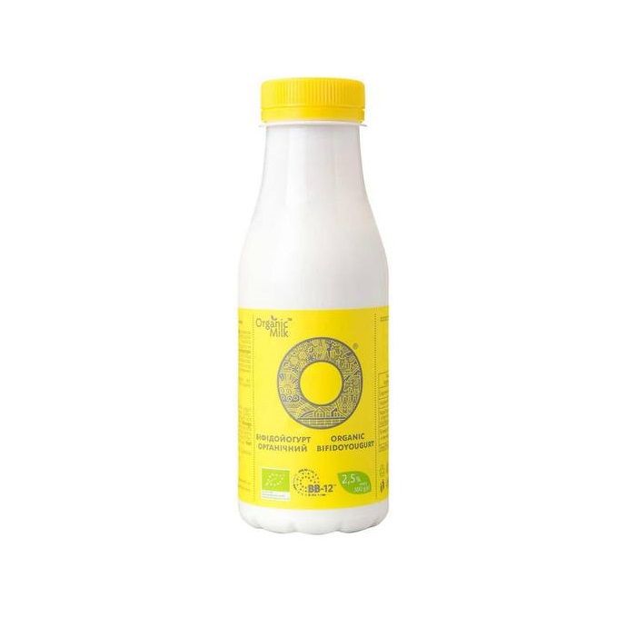 Бифидойогурт жирный питьевой органический 2,5% Organic Milk, 