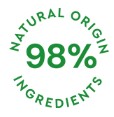 98% natural origin ingr