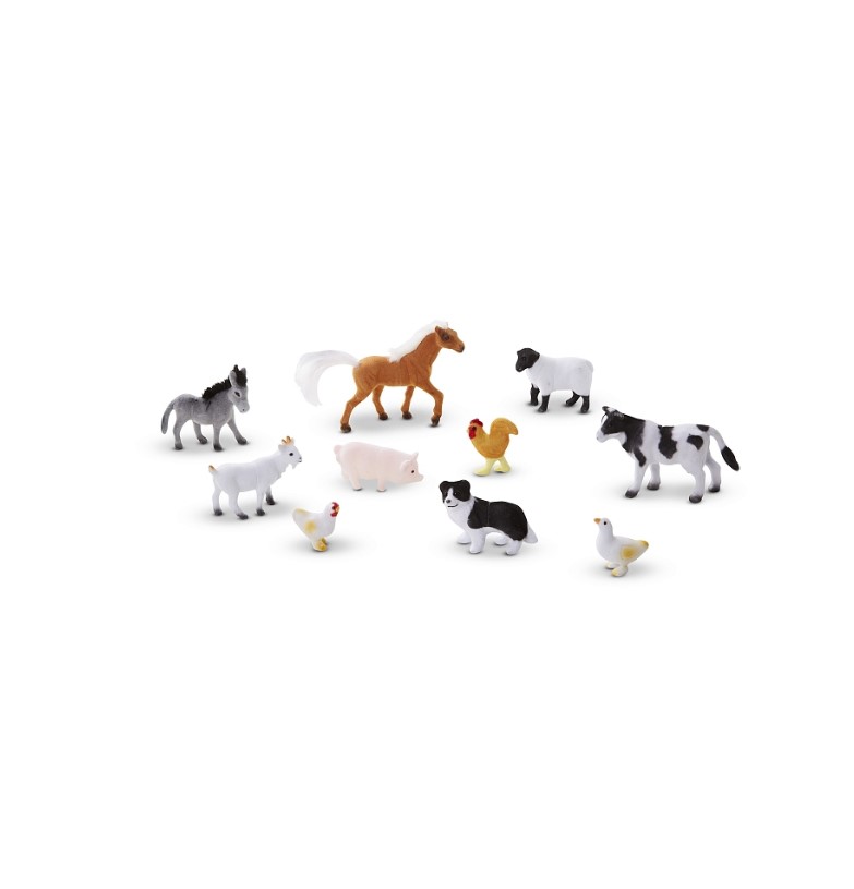 Игровой набор животных фермы, 10 штук Melissa&Doug/2