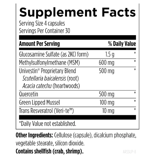 ArthroSoothe Supreme - Глюкозамін, МСМ для здоров'я суглобів Designs for Health/1