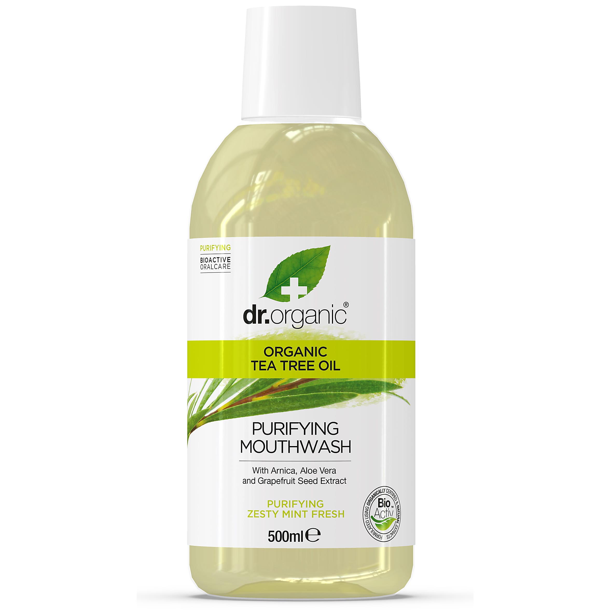 Ополаскиватель для полости рта с экстрактом чайного дерева Dr.Organic