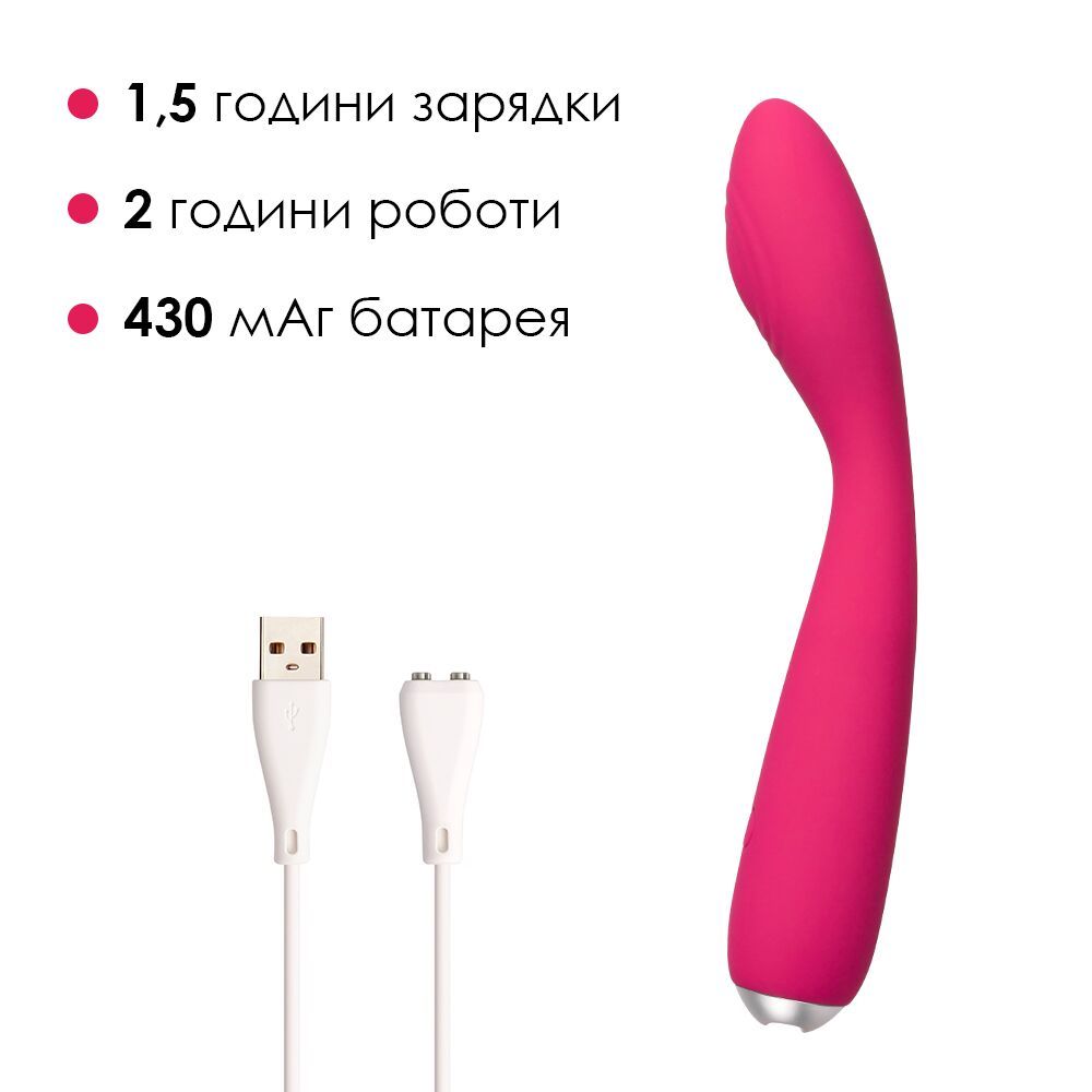 Вибратор для клитора и точки G Svakom Iris Plum Red/4