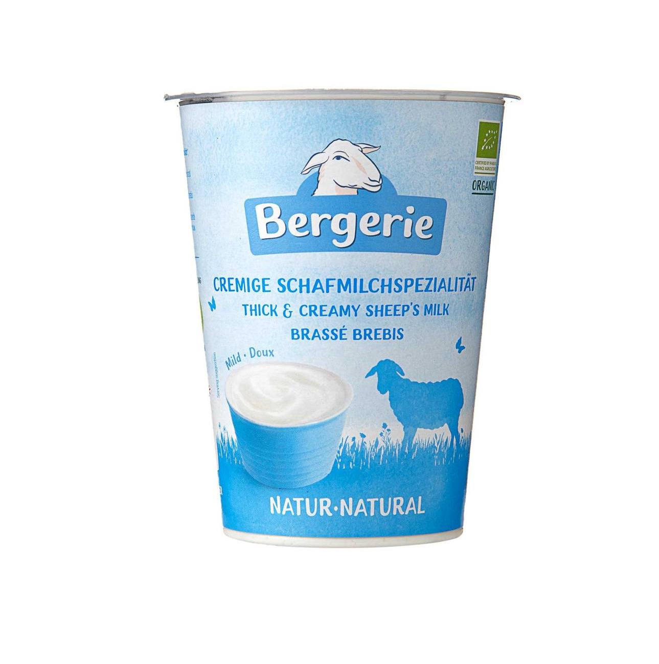 Йогурт сливочный из овечьего молока 6,7% органический Bergerie, 