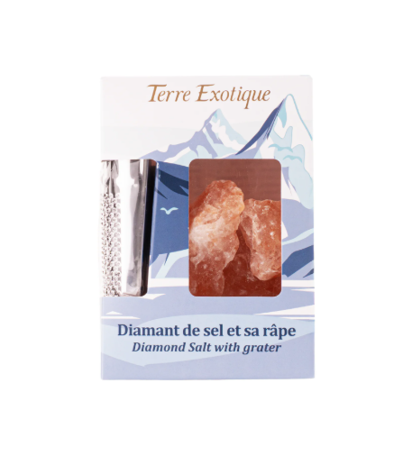 Сіль харчова рожева Гімалайська з Кашміру з теркою Terre Exotique, 