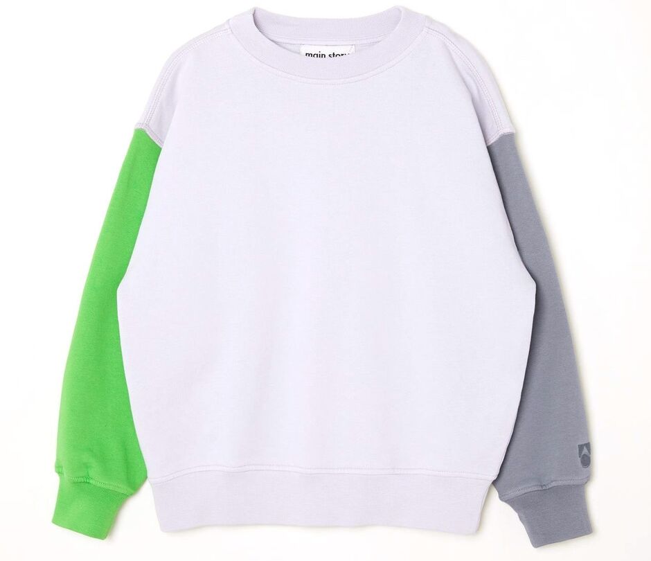 Oversized Sweatshirt Colourblock Main Story, 