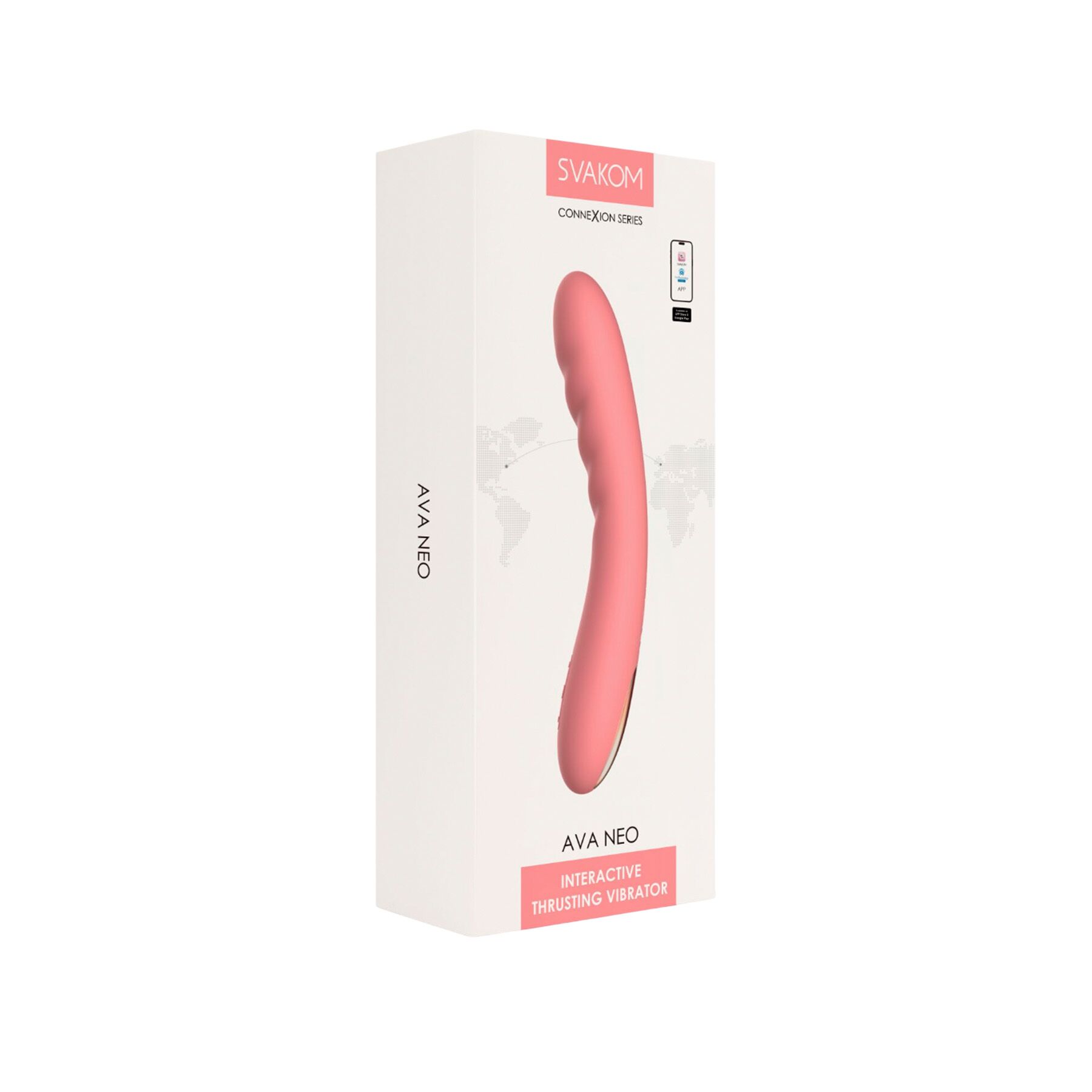 Смарт-вібратор з пульсацією Svakom Ava Neo Peach Pink/9