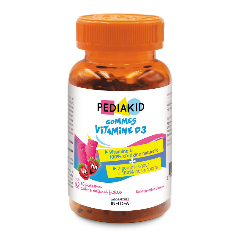 Натуральні Медвежуйкі Вітамін- D3 Pediakid, 