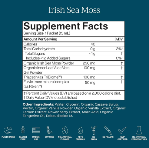 Irish Sea Moss / Ирландский морской мохCymbiotika, /1