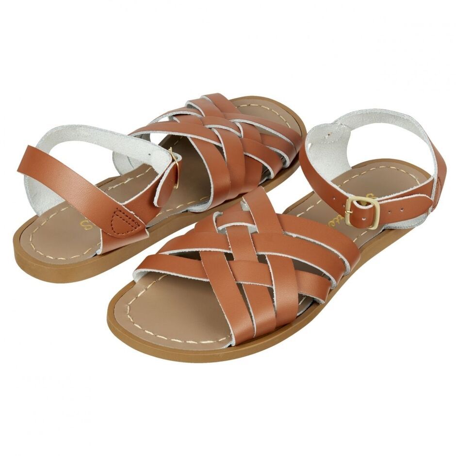 Retro Adult Tan Salt water sandal, 