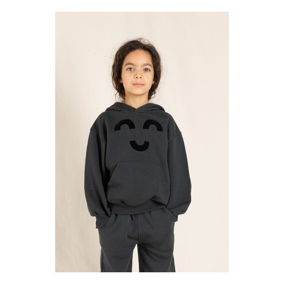 SWEATSHIRT HORST ASH BLACK, Finger in the Nose/2