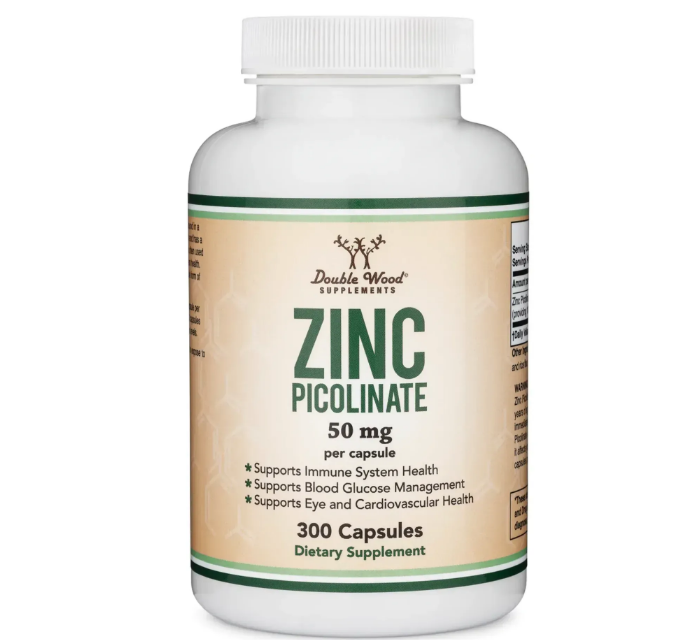 Combo Quercetin + Zinc / Кверцетин з бромелайном + Цинк піколінат Double Wood/3