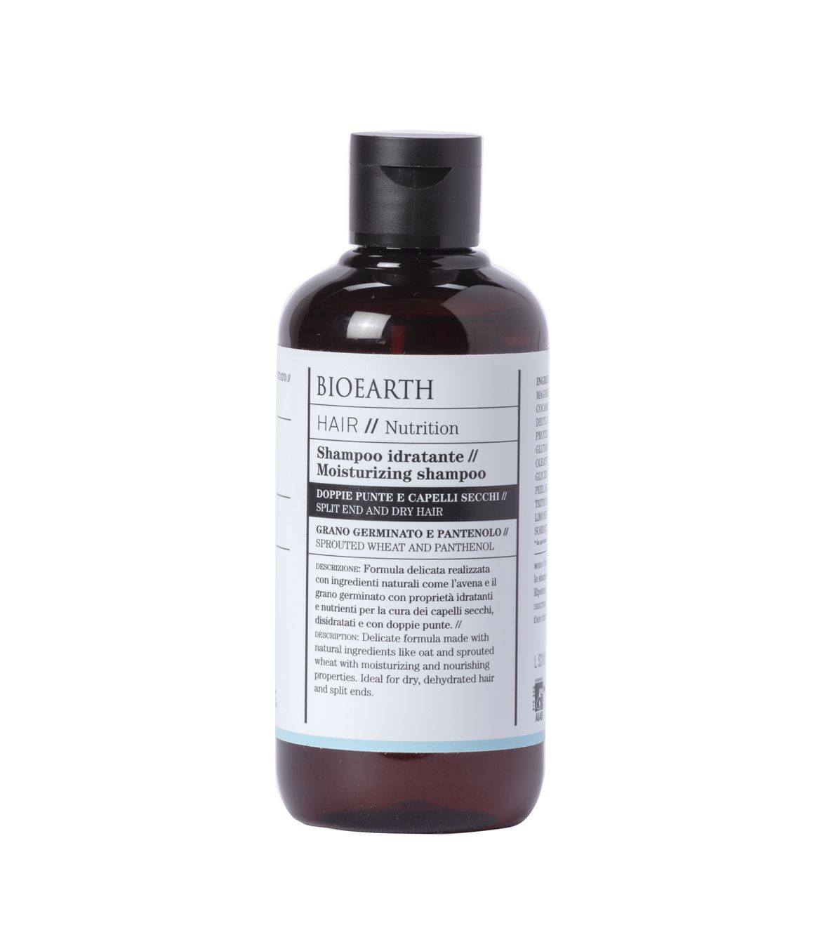 Hair 2.0 Moisturizing Shampoo // Split End And Dry Hair Шампунь увлажняющий для сухих и секущихся кончиков волос Bioearth, 