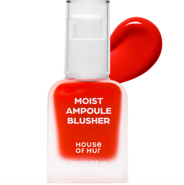 Зволожувальні рідкі ампульні рум'яна House of Hur Moist Ampoule Blusher 10 Grape Heat/1