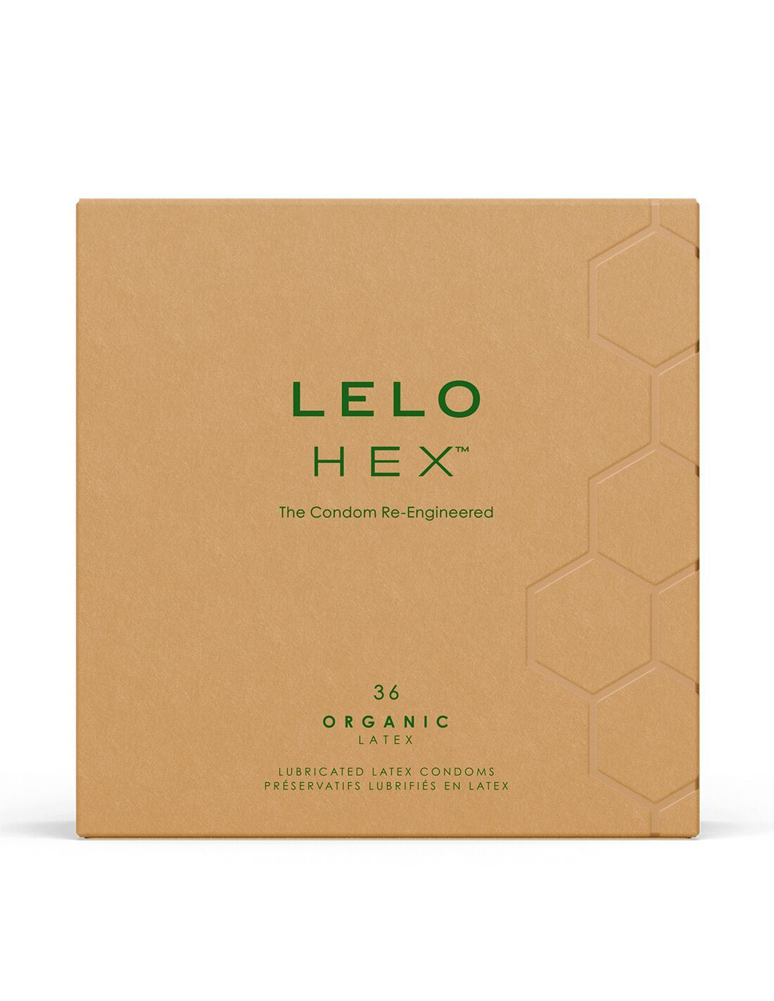 Презервативи Condoms Organic 36 Pack, тонкі та суперміцні LELO HEX